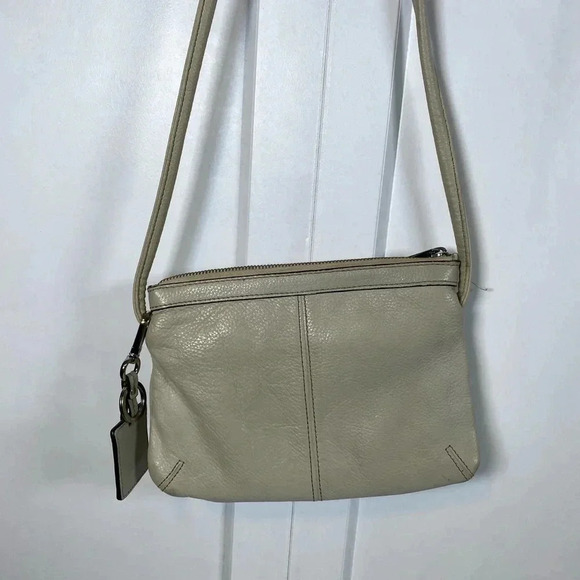 Tignanello | Cream Beige Leather Crossbody Bag - leather is in excellent conditi - Picture 5 of 7